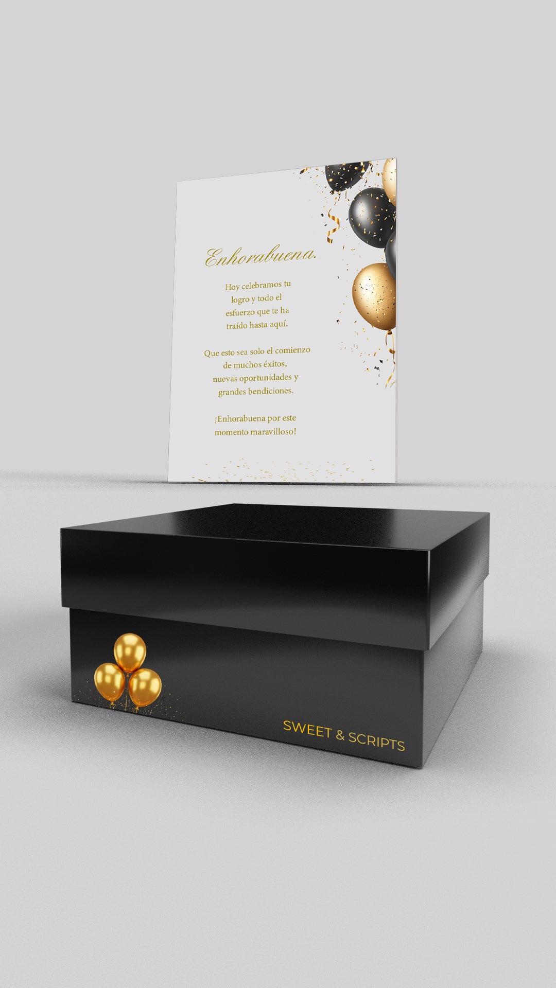 Spanish Wedding Celebration Gift Box & Greeting Card
