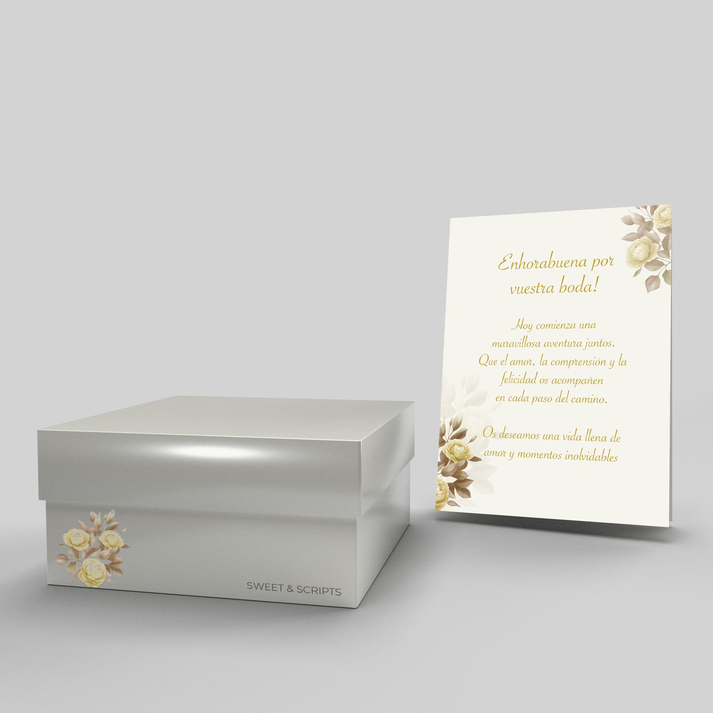 Felicitaciones Personalized Spanish wedding Digital Gift Experience